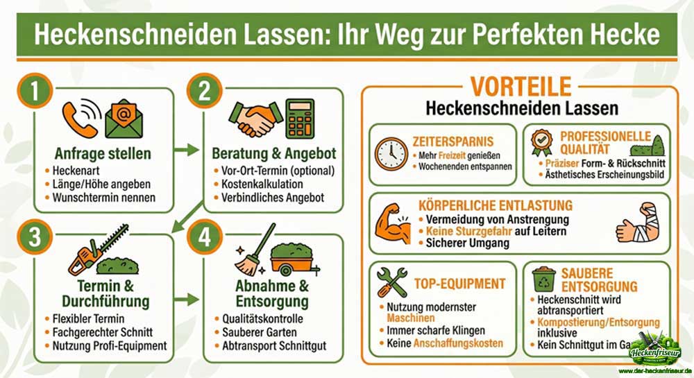 Hecke schneiden 3 Hecke schneiden 1