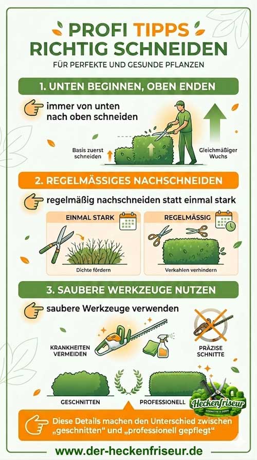 Hecke richtig schneiden 8 Hecke richtig schneiden 3